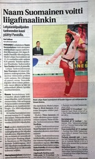 Länsi-Uusimaa kirjoitti kilpailuista 29.11.2016